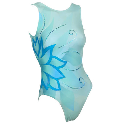 Sublimated Flower Spangle Leotard