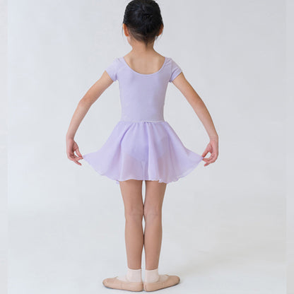 Skirted Short Sleeve Leotard