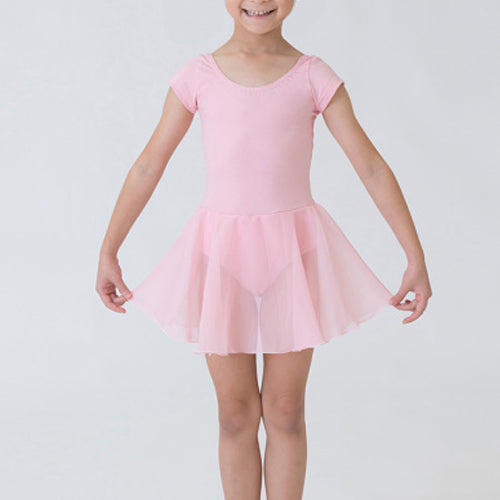 Skirted Short Sleeve Leotard