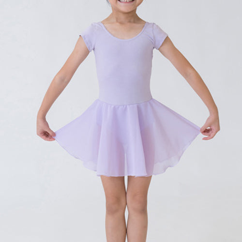 Skirted Short Sleeve Leotard