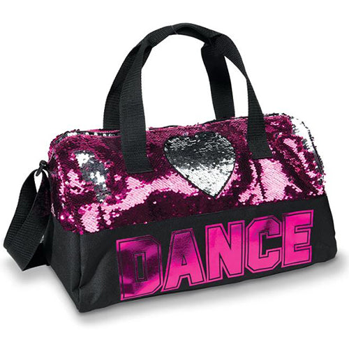 Sequin Dance Heart Duffle