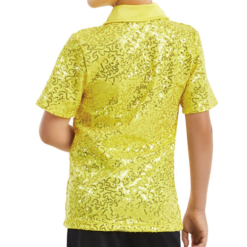 Sequin Collar Shirt