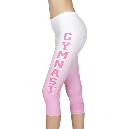 Gymnastics Sublimated 3/4 Leggings