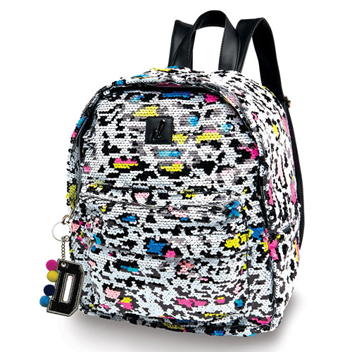 Techno Neon Cheetah Backpack