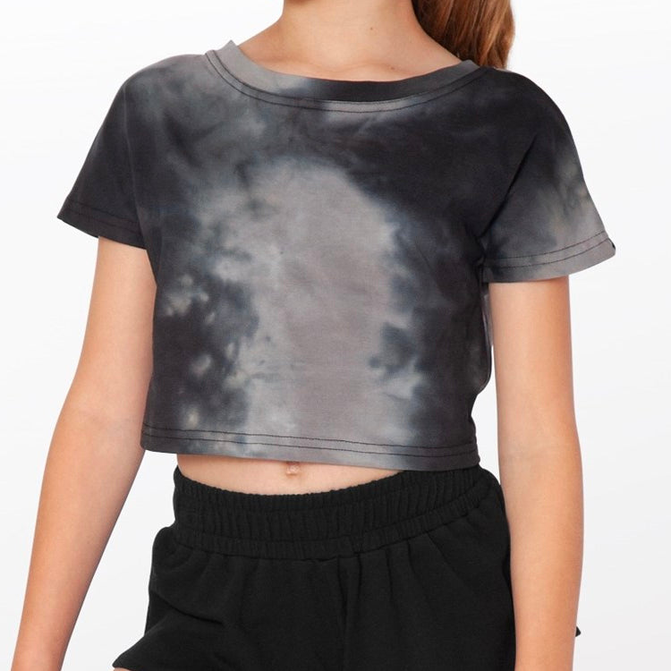 Tie Back Cropped T-Shirt