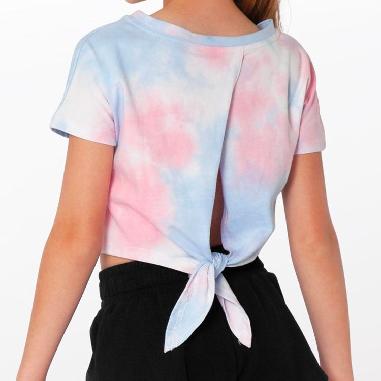 Tie Back Cropped T-Shirt